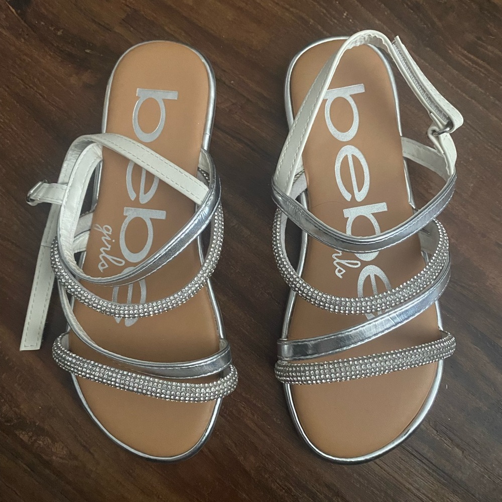 Bebe size 3 brand new sandals